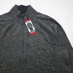 Eddie Bauer Radiator Sweater Fleece 1/4 Zip Half-Zip Fleece Jacket, Size XL, Gray, Unused