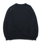 DISCUS ATHLETIC Crewneck Sweatshirt M Black Cotton Logo Print