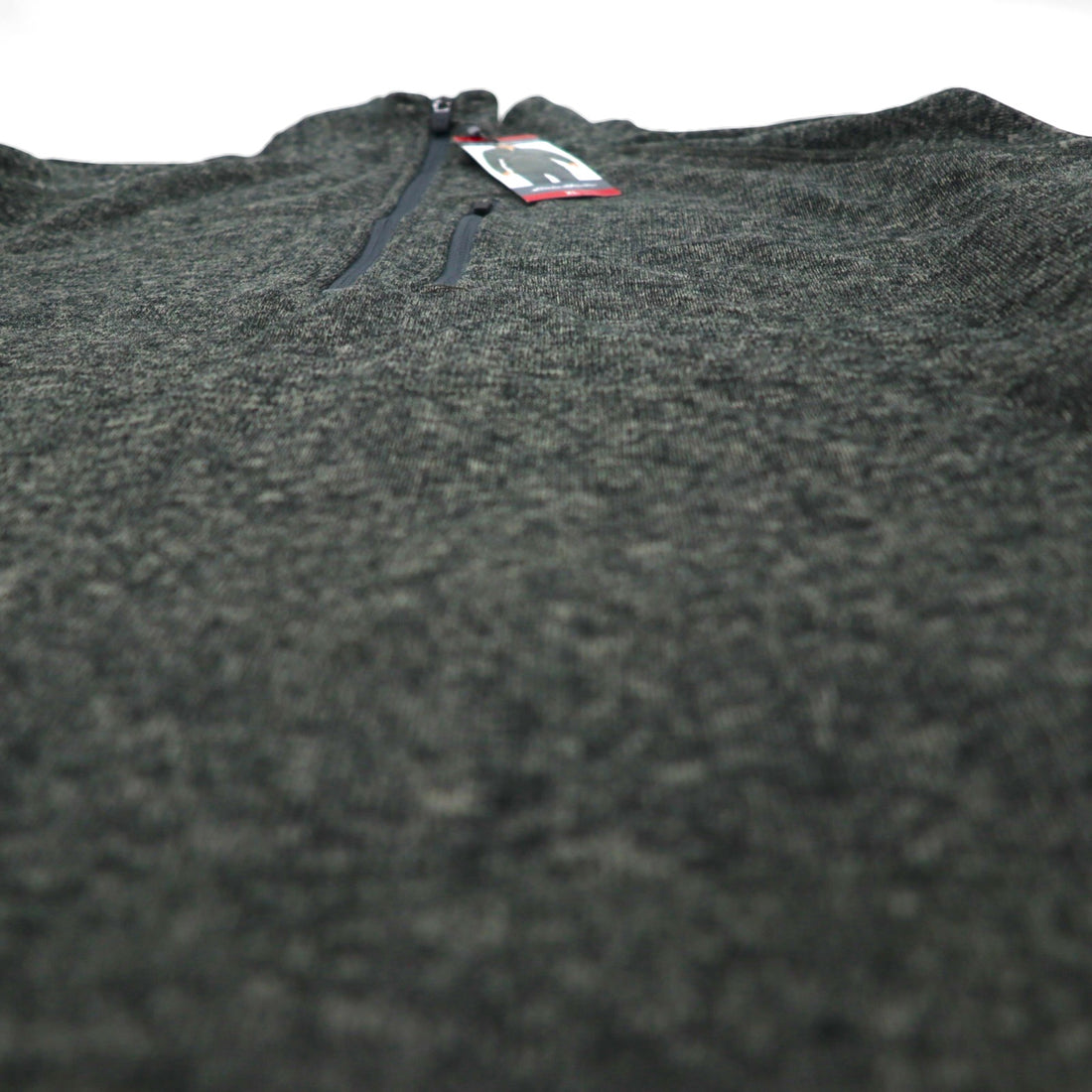 Eddie Bauer Radiator Sweater Fleece 1/4 Zip Half-Zip Fleece Jacket, Size XL, Gray, Unused