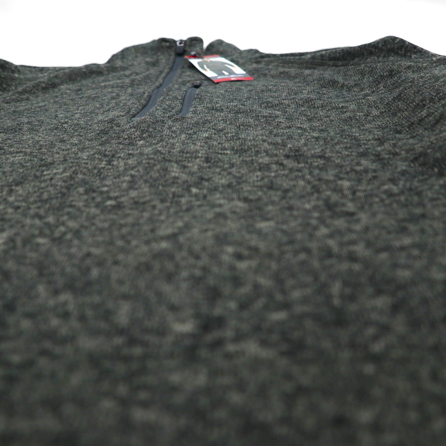 Eddie Bauer Radiator Sweater Fleece 1/4 Zip Half-Zip Fleece Jacket, Size XL, Gray, Unused