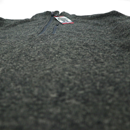 Eddie Bauer Radiator Sweater Fleece 1/4 Zip Half-Zip Fleece Jacket, Size XL, Gray, Unused