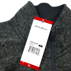 Eddie Bauer Radiator Sweater Fleece 1/4 Zip Half-Zip Fleece Jacket, Size XL, Gray, Unused
