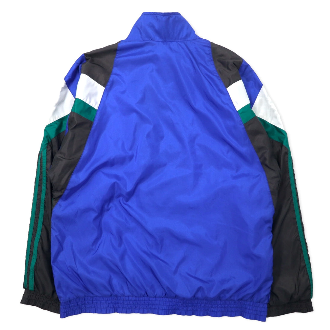 Adidas 90s Nylon Jacket Track Jacket F180 Blue Trefoil Logo Silver Tag Big Size