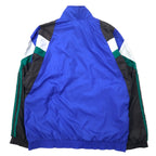 Adidas 90s Nylon Jacket Track Jacket F180 Blue Trefoil Logo Silver Tag Big Size