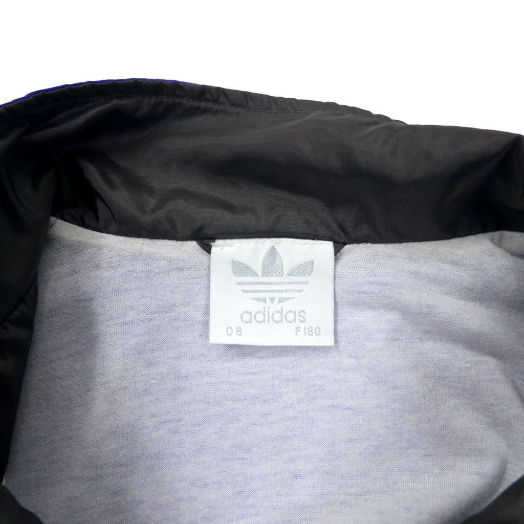Adidas 90s Nylon Jacket Track Jacket F180 Blue Trefoil Logo Silver Tag Big Size