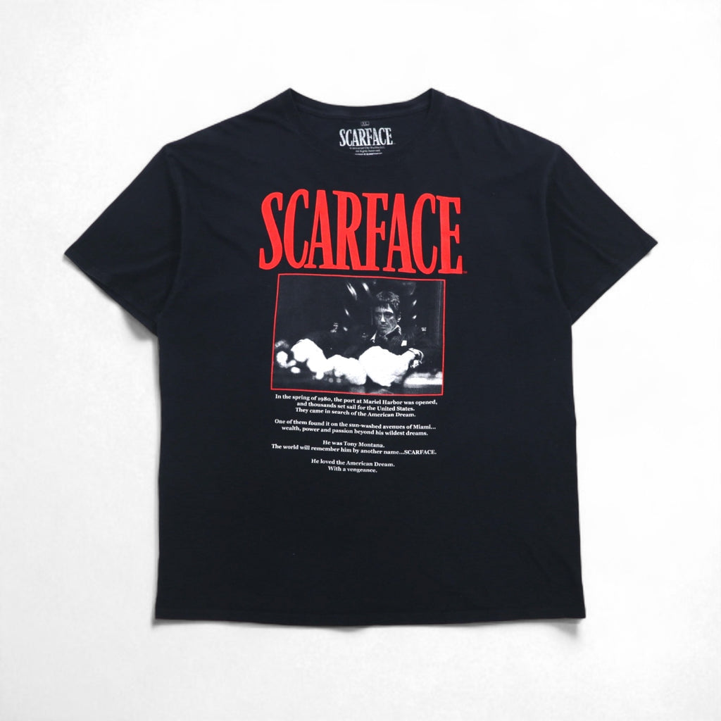 SCARFACE スカーフェイス ムービー 映画 Tシャツ XL ブラック コットン アルパチーノ RIPPLE JUNCTION ホンジュラス製