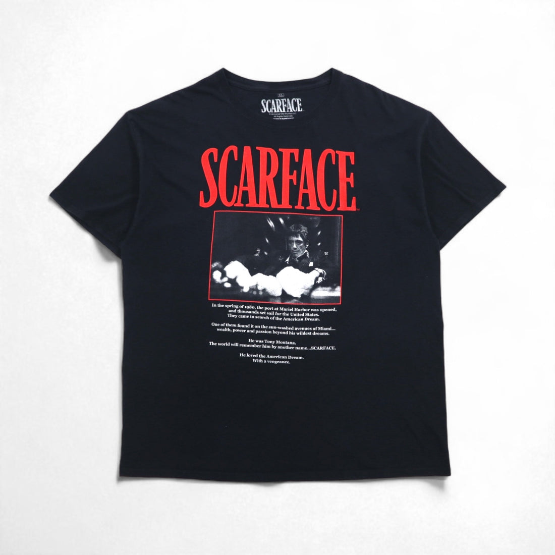 SCARFACE スカーフェイス ムービー 映画 Tシャツ XL ブラック コットン アルパチーノ RIPPLE JUNCTION ホンジュラス製