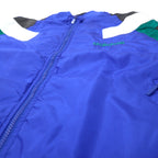Adidas 90s Nylon Jacket Track Jacket F180 Blue Trefoil Logo Silver Tag Big Size