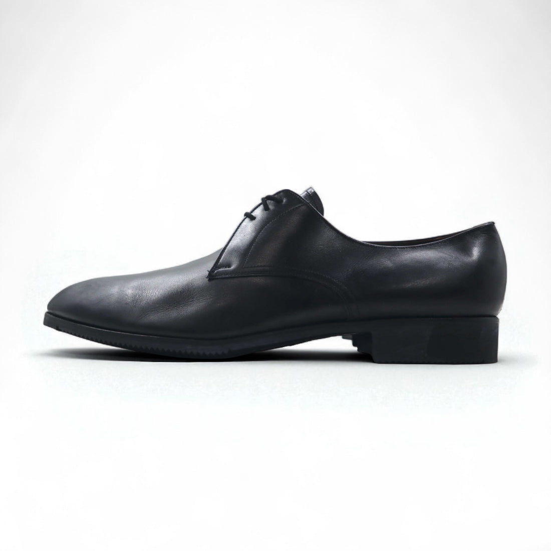 Dorndorf City Style Plain Toe Dress and Service Shoes, Size 27.5cm, Black Leather