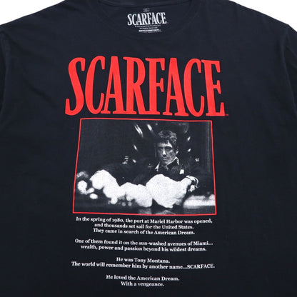 SCARFACE スカーフェイス ムービー 映画 Tシャツ XL ブラック コットン アルパチーノ RIPPLE JUNCTION ホンジュラス製