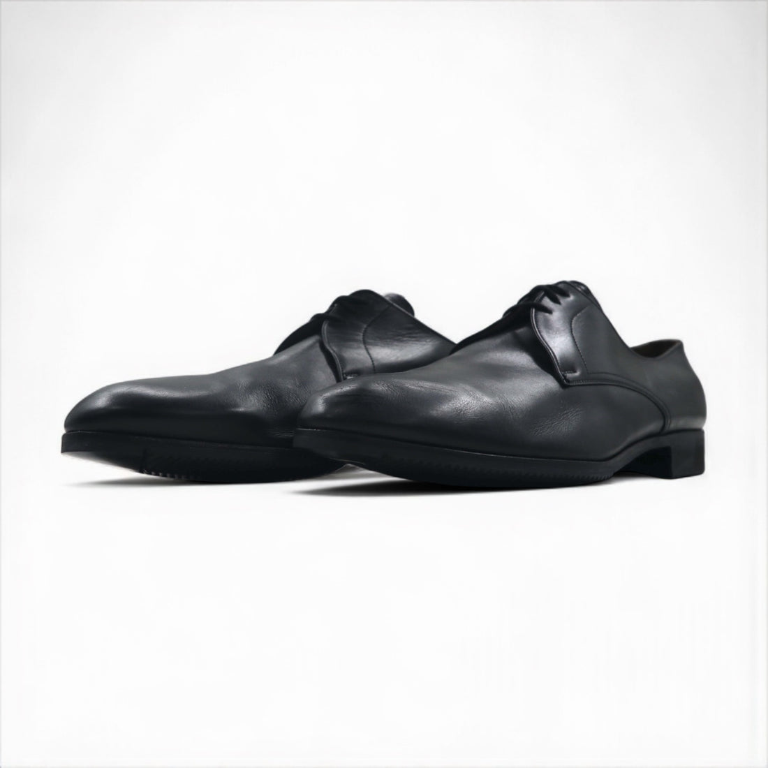 Dorndorf City Style Plain Toe Dress and Service Shoes, Size 27.5cm, Black Leather