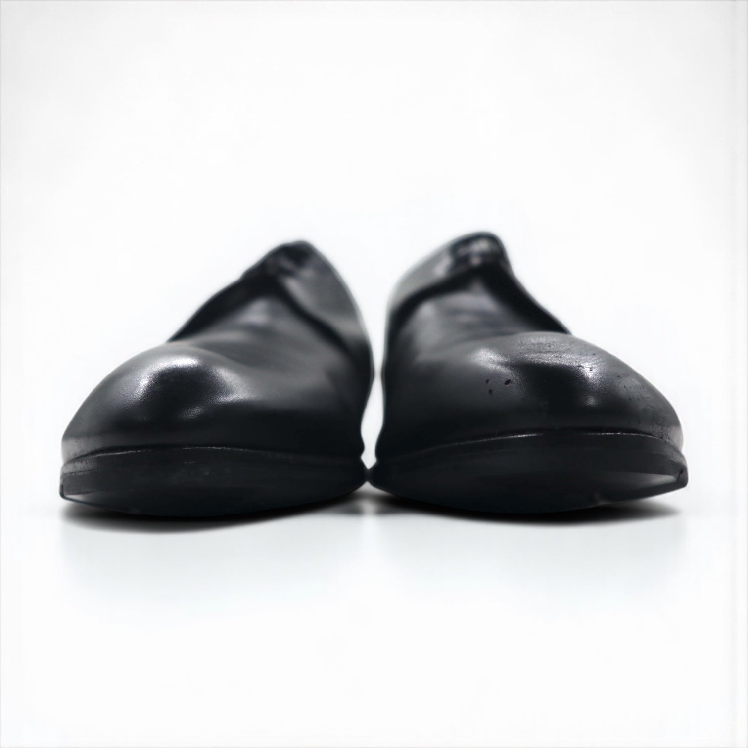 Dorndorf プレーントゥ ドレスシューズ サービスシューズ 27.5cm ブラック レザー City STYLE