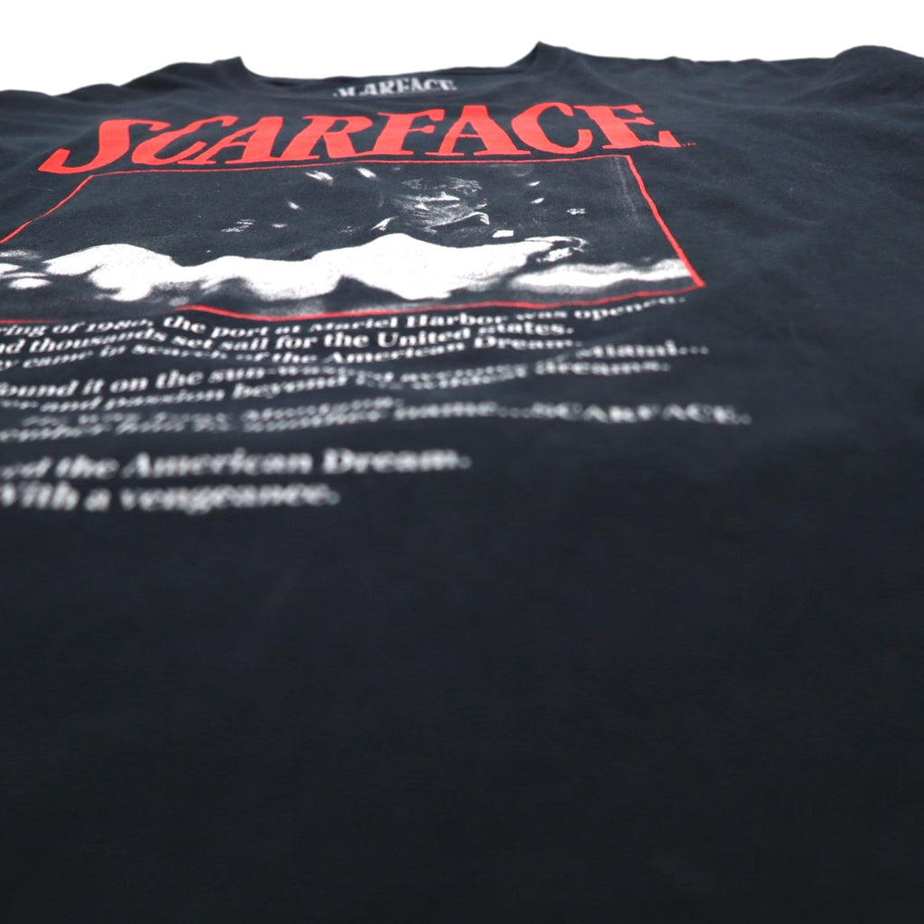 SCARFACE スカーフェイス ムービー 映画 Tシャツ XL ブラック コットン アルパチーノ RIPPLE JUNCTION ホンジュラス製