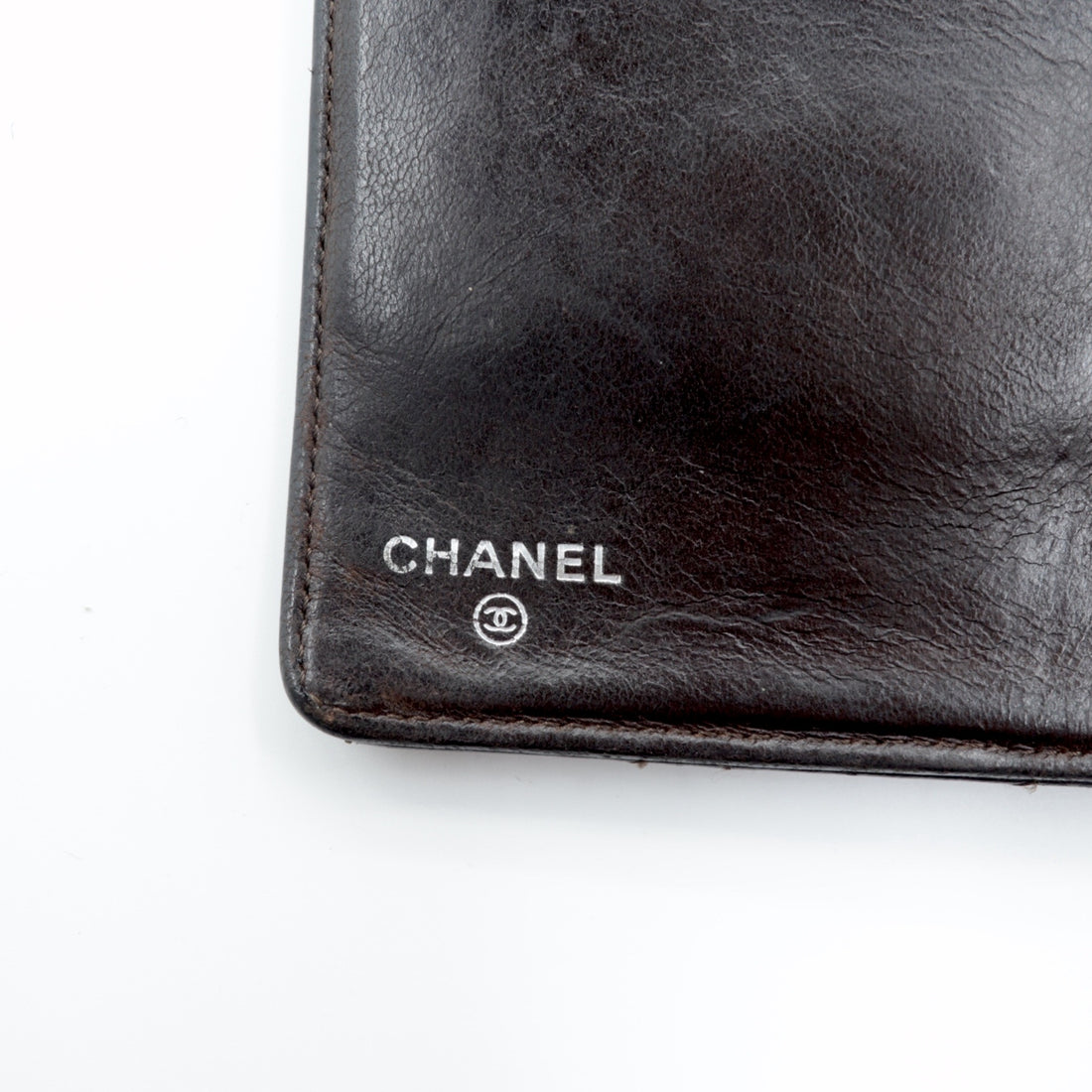 CHANEL 2.55ライン マトラッセ 財布 ブラック レザー キルティング ターンロック フランス製