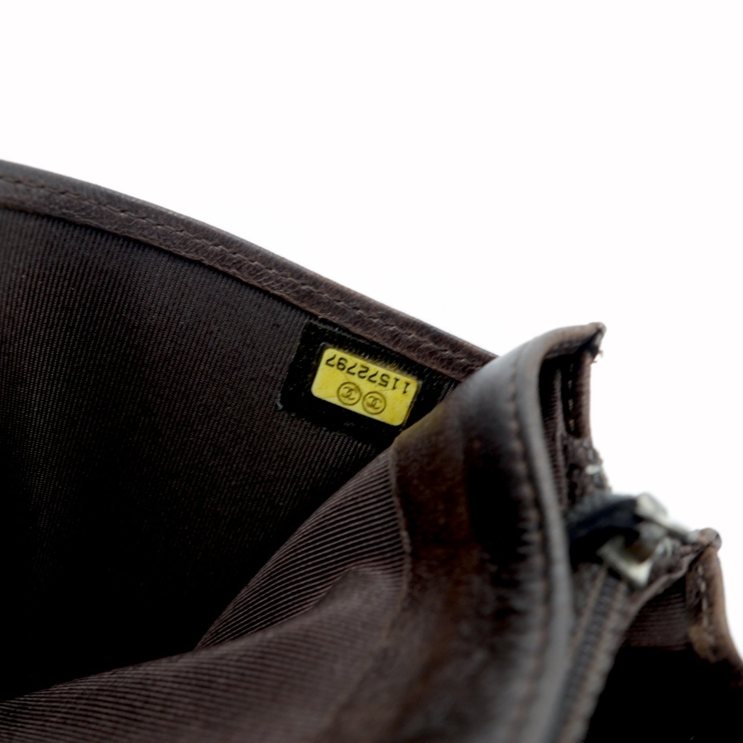 CHANEL 2.55 Line Matelasse Long Wallet Black Leather Quilted Made in France