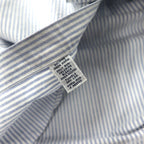 Ralph Lauren 90s Oxford Button-Down Shirt, XL, Blue, Striped, Cotton, Classic Fit, Small Pony Embroidery