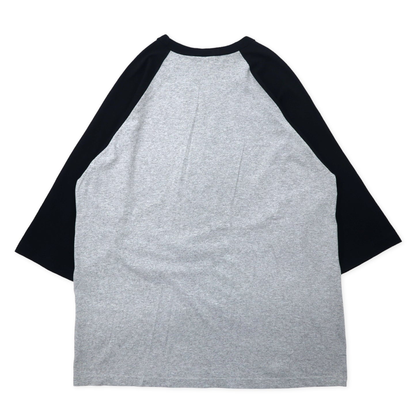PRO CLUB USA製 ラグランTシャツ XL グレー ブラック コットン