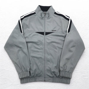 STARTER 90年代 トラックジャケット ジャージ XL グレー サイドライン スタンドカラー ハイネック