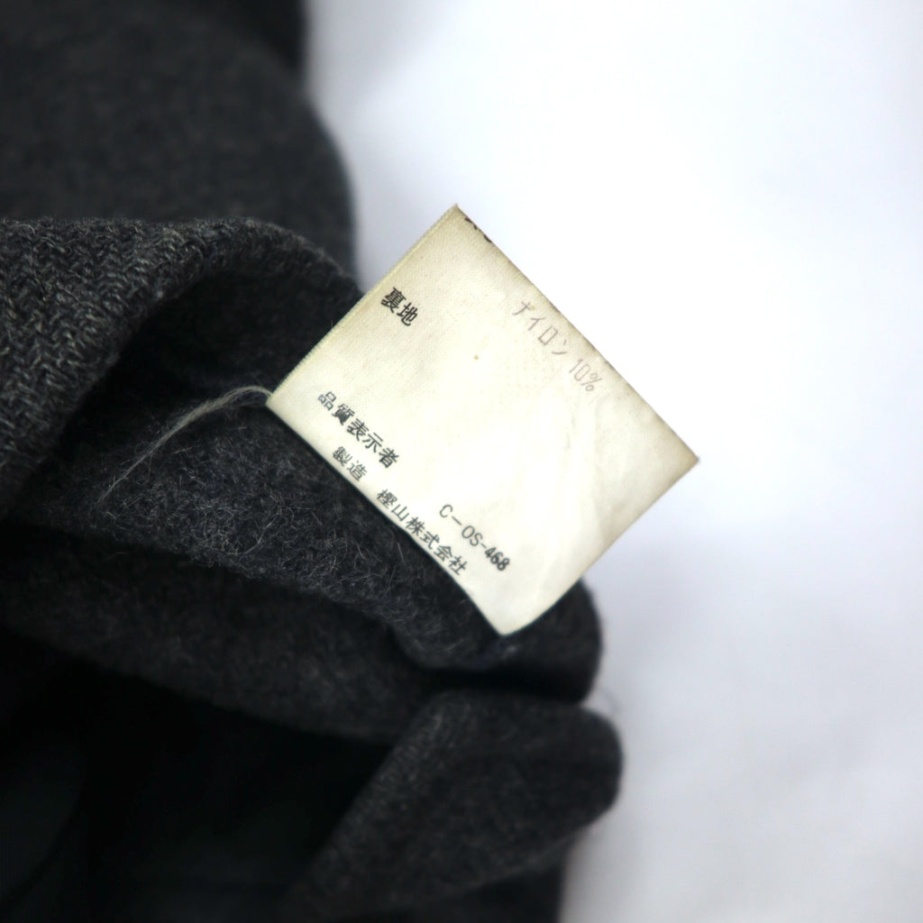 J.PRESS 80s Duffle Coat L Grey Melton Wool Toggle Button