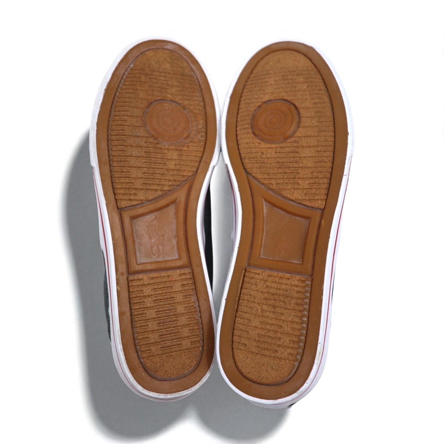 Polo by Ralph Lauren キャンバス スニーカー 25.5cm グレー スモールポニー刺繍 VAUGHN