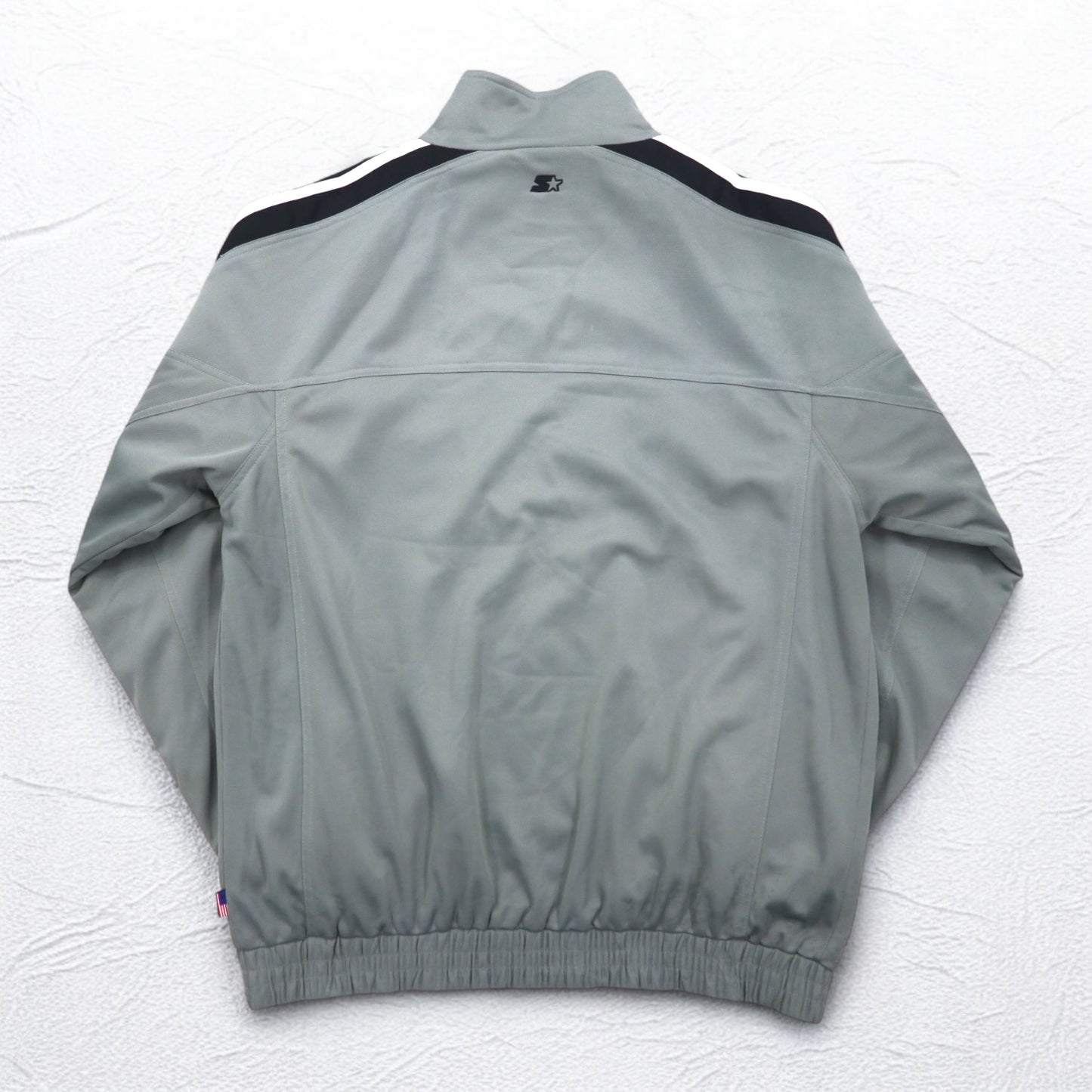 STARTER 90年代 トラックジャケット ジャージ XL グレー サイドライン スタンドカラー ハイネック