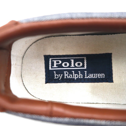 Polo by Ralph Lauren キャンバス スニーカー 25.5cm グレー スモールポニー刺繍 VAUGHN