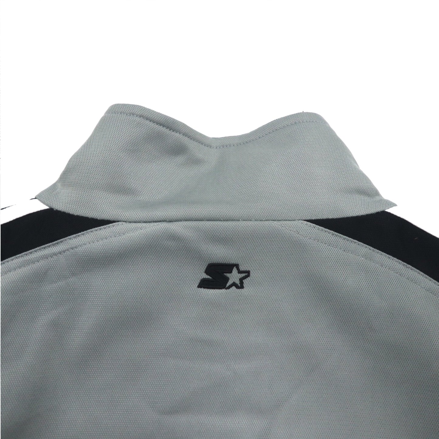STARTER 90年代 トラックジャケット ジャージ XL グレー サイドライン スタンドカラー ハイネック
