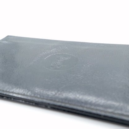 CELINE 長財布 札入れ ブラック レザー 馬車 ロゴ刻印 オールド イタリア製