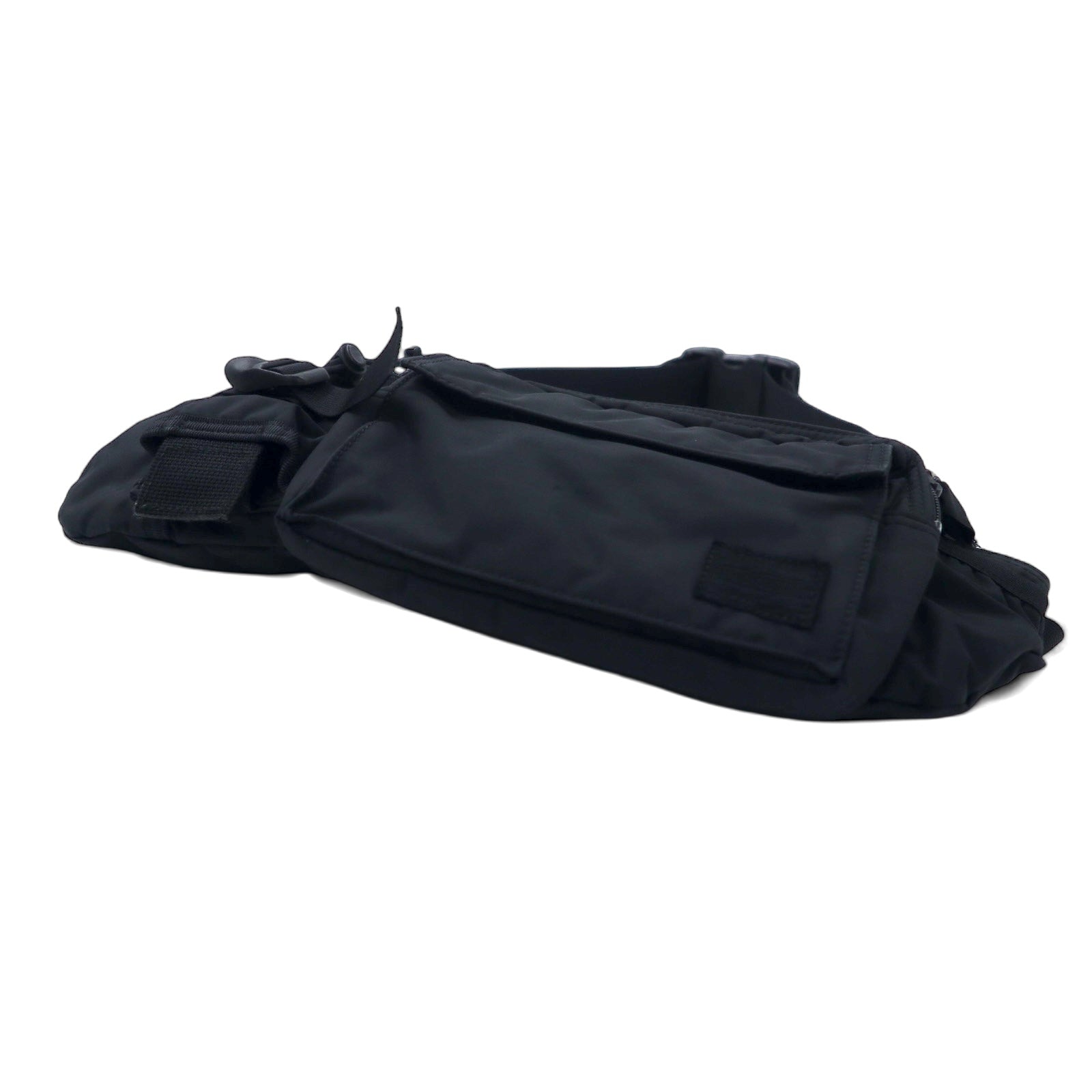 BLACK BEAUTY by HEAD PORTER Waist Bag Body Bag Black Nylon