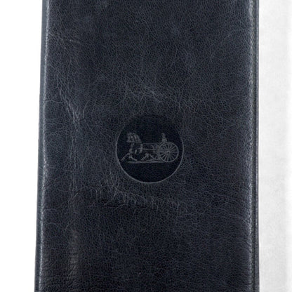 CELINE 長財布 札入れ ブラック レザー 馬車 ロゴ刻印 オールド イタリア製