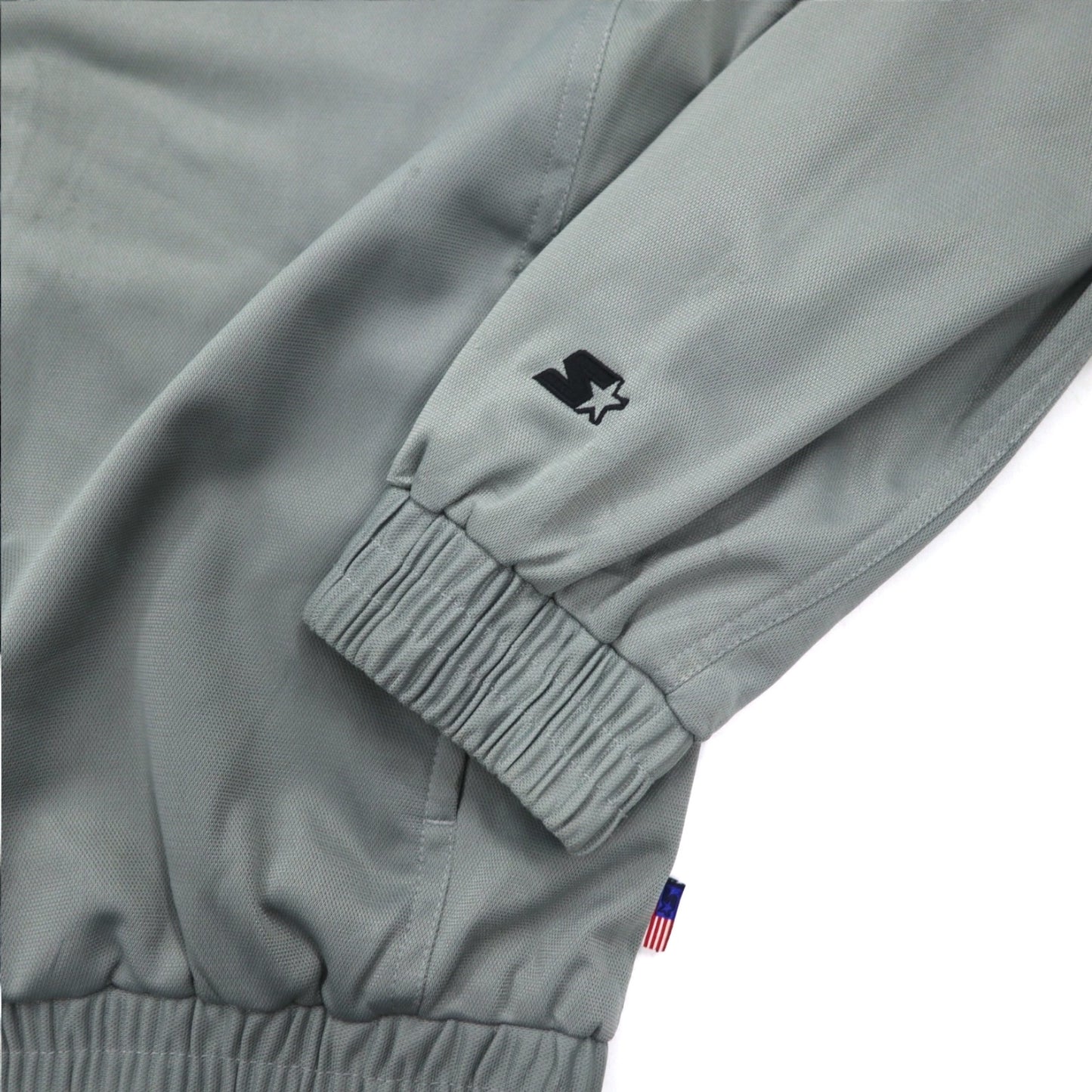 STARTER 90年代 トラックジャケット ジャージ XL グレー サイドライン スタンドカラー ハイネック