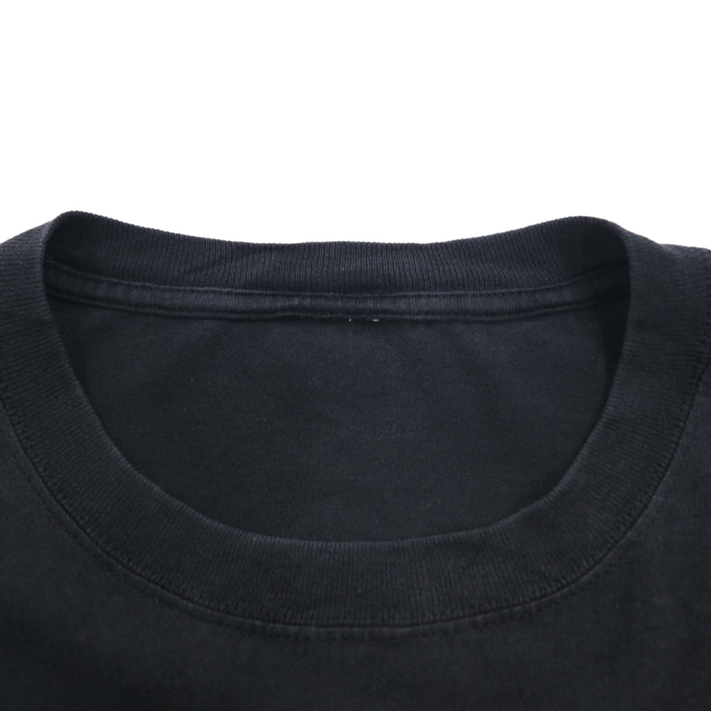 AC/DC ロック バンド Tシャツ XL ブラック コットン BLACK ICE ツアー 両面プリント