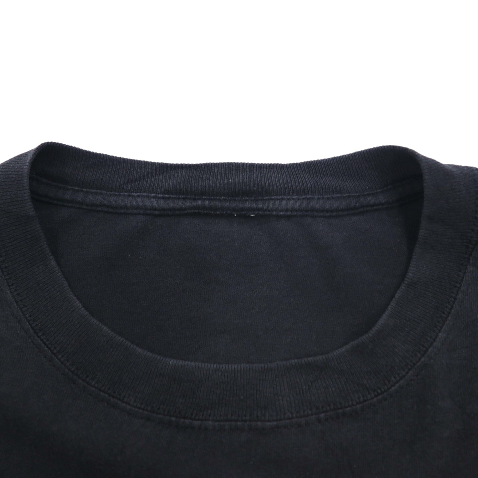 AC/DC ロック バンド Tシャツ XL ブラック コットン BLACK ICE ツアー 両面プリント