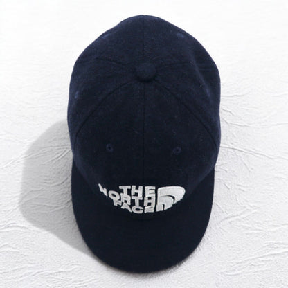THE NORTH FACE ベースボールキャップ FREE ネイビー ウール TNF LOGO FLANNEL CAP NN41524