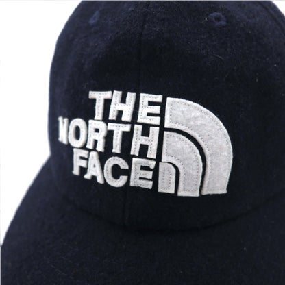 THE NORTH FACE ベースボールキャップ FREE ネイビー ウール TNF LOGO FLANNEL CAP NN41524
