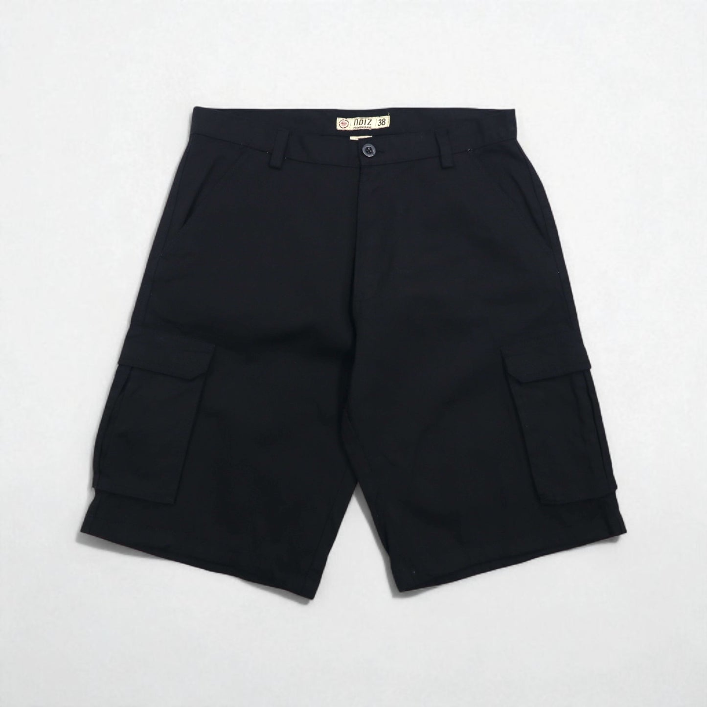 90年代 NOIZ バギー カーゴ ショートパンツ ハーフパンツ XL ブラック コットン PREMIUM JEANS 膝下丈