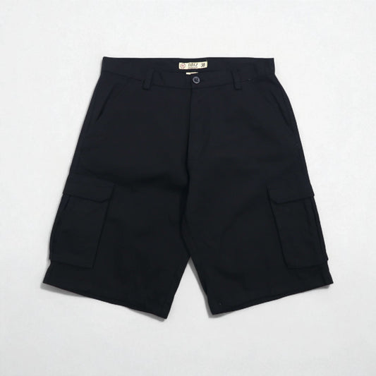 90年代 NOIZ バギー カーゴ ショートパンツ ハーフパンツ XL ブラック コットン PREMIUM JEANS 膝下丈