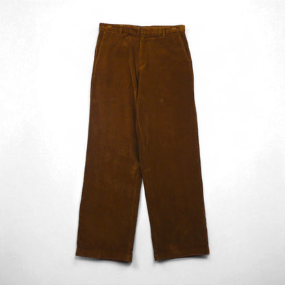 DOCKERS (Levi's) 2000s Relaxed Fit Wide Leg Chino Work Pants, Size M, Brown