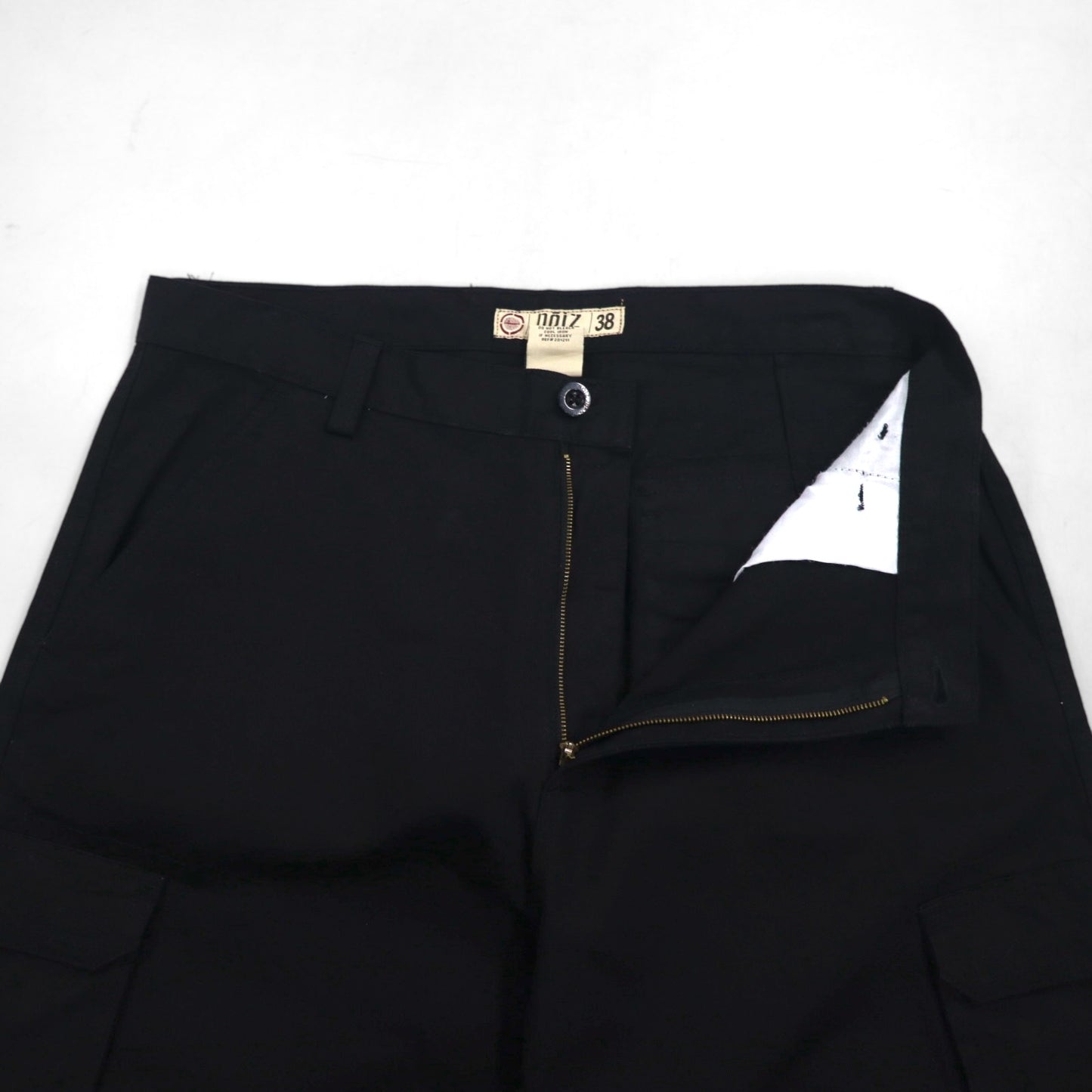 90年代 NOIZ バギー カーゴ ショートパンツ ハーフパンツ XL ブラック コットン PREMIUM JEANS 膝下丈