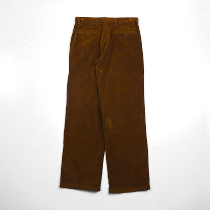 DOCKERS (Levi's) 2000s Relaxed Fit Wide Leg Chino Work Pants, Size M, Brown