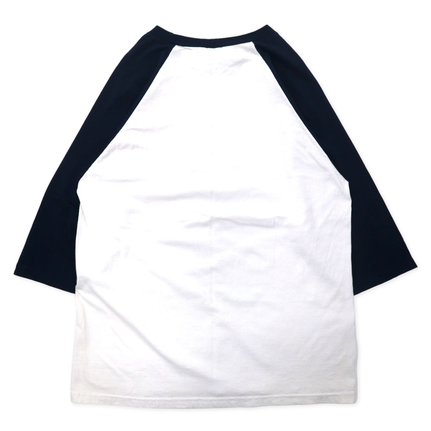 PRO CLUB USA製 ラグランTシャツ XL ホワイト ネイビー コットン