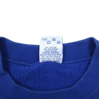 USA製 90年代 SALEM SPORTSWEAR プリント スウェット M ブルー KENTUCKY 裏起毛