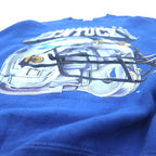 Made in USA 90s SALEM SPORTSWEAR Printed Sweatshirt M Blue KENTUCKY Fleece Lining