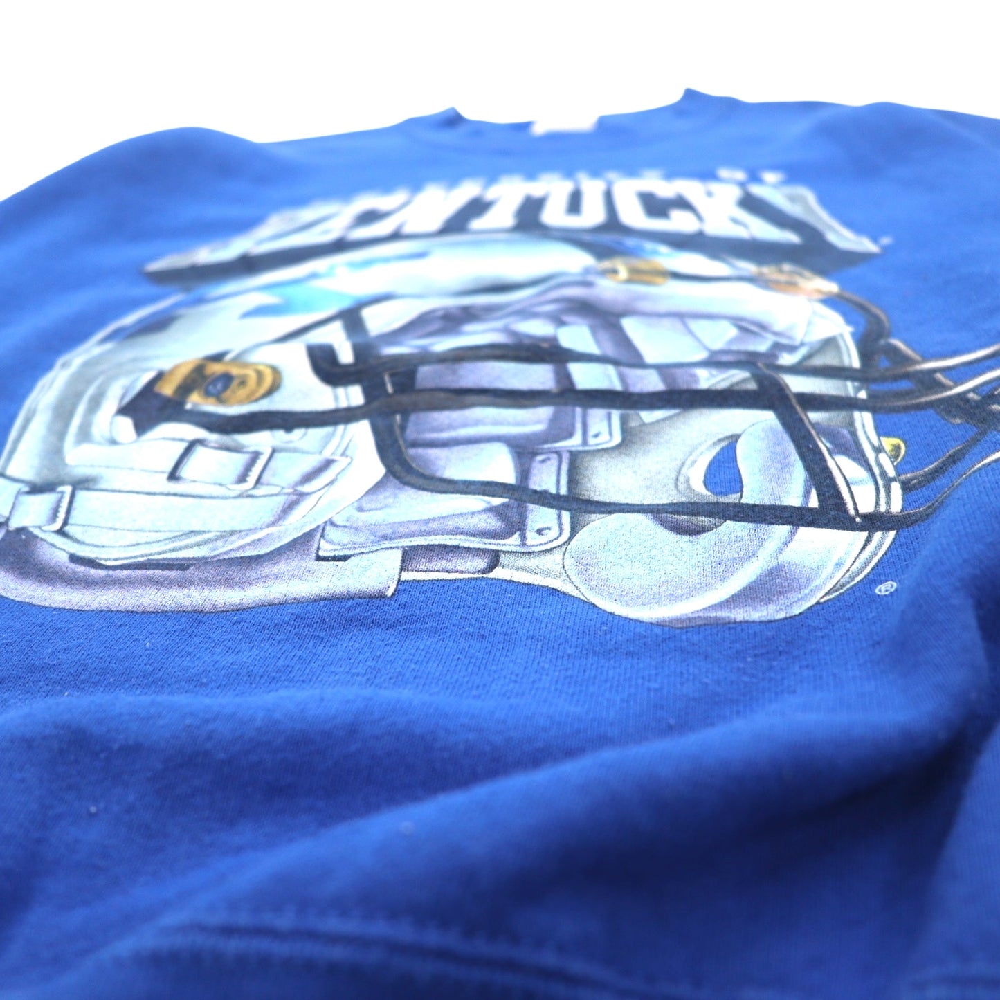 USA製 90年代 SALEM SPORTSWEAR プリント スウェット M ブルー KENTUCKY 裏起毛