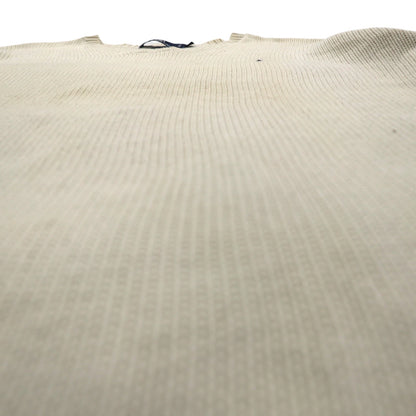 Polo Ralph Lauren 90年代 Vネック ローゲージ コットンニット セーター XL スモールポニー刺繡