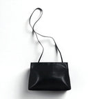 Salvatore Ferragamo 2-Way Shoulder Bag/Clutch Bag Vara Ribbon Black Leather D210588