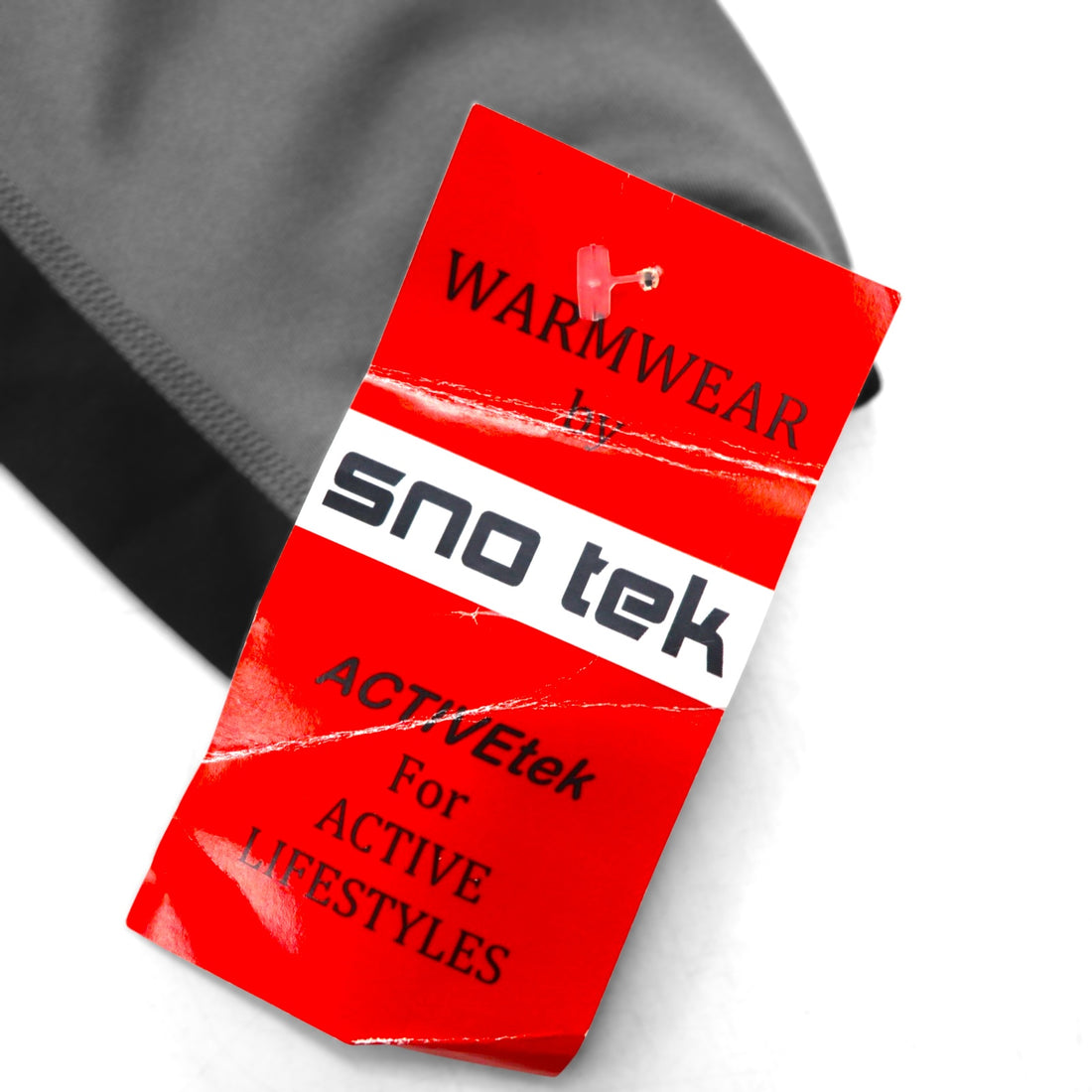 SNO TEK アウトドア ハーフジップ ソフトシェル トップ ロンT S グレー 未使用品