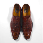 Spain Vintage Crocodile Shoes, Made in Spain, Crocodile Dress Shoes, Size 28cm, Leather, DAVID EDEN