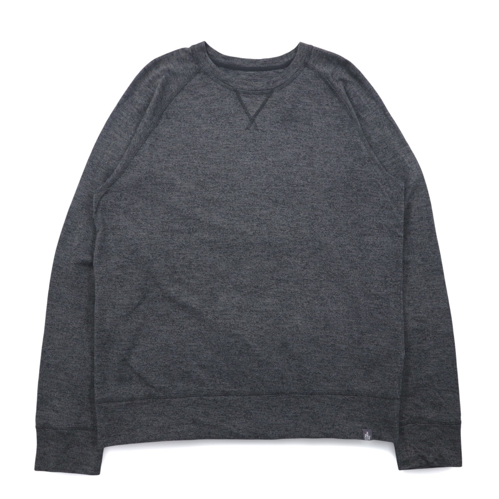 THE NORTH FACE Crew Neck Sweatshirt L Gray Cotton Front V US Standard Copperwood Crew CQZ1