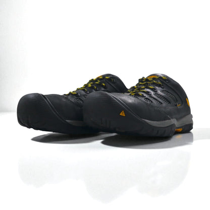 KEEN ユーティリティー アトランタ クール Utility Atlanta Cool Low トレッキングシューズ 28cm ブラック メッシュ スチールトゥー KEENDRY 透湿 WATERPROOF 防水 F2413-11